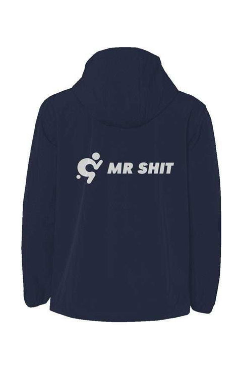 Mr.Shit Poly-Tech Soft Shell Water Proof Jacket - Navy Men's Premium Jackets 253 $