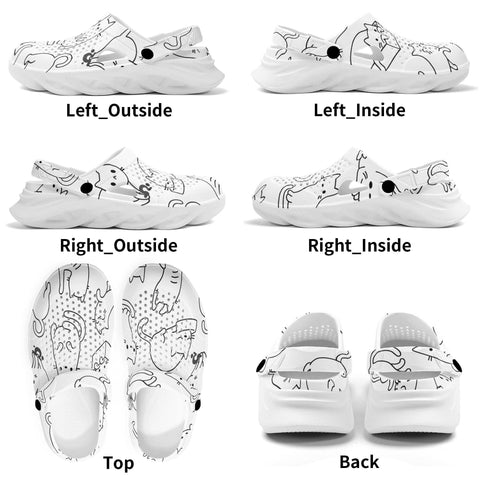 Mr.Shit Womens Clogs - Cats Shoes & Footwear 41 $