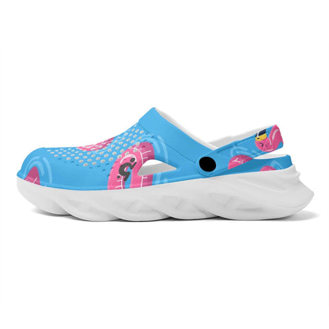 Mr.Shit Womens Clogs - Flamingo Floaty Shoes & Footwear 41 $