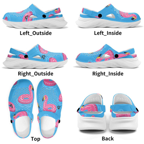 Mr.Shit Womens Clogs - Flamingo Floaty Shoes & Footwear 41 $