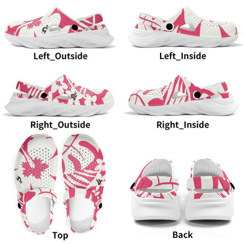 Mr.Shit Womens Clogs - Floral 2 Shoes & Footwear 41 $