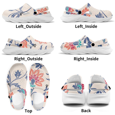 Mr.Shit Womens Clogs - Floral 3 Shoes & Footwear 41 $