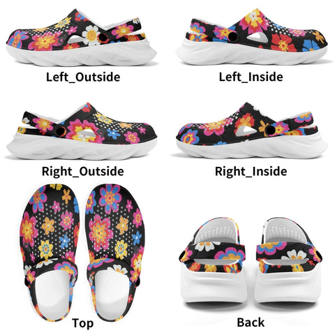 Mr.Shit Womens Clogs - Floral 4 Shoes & Footwear 41 $
