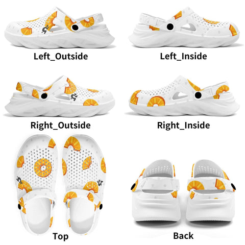 Mr.Shit Womens Clogs - Pineapple Slices Shoes & Footwear 41 $