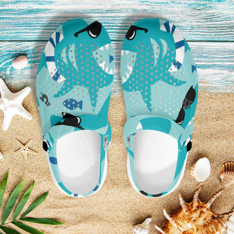 Mr.Shit Womens Clogs - Sharks Shoes & Footwear 41 $