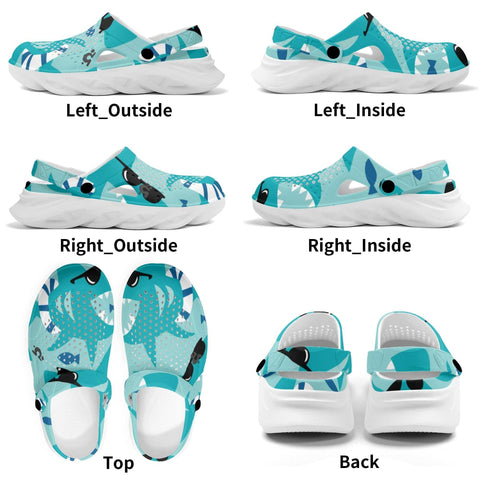 Mr.Shit Womens Clogs - Sharks Shoes & Footwear 41 $