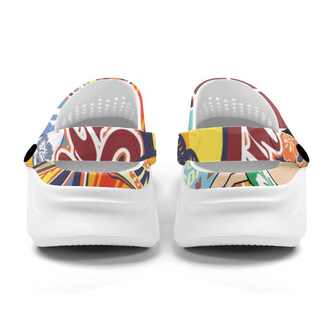 Mr.Shit Womens Clogs - Summer Pattern 1 Shoes & Footwear 41 $