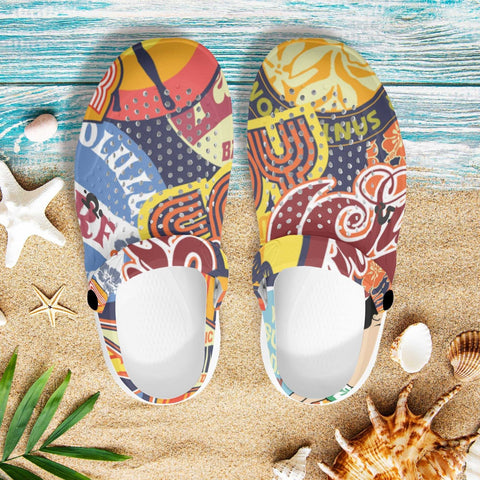 Mr.Shit Womens Clogs - Summer Pattern 1 Shoes & Footwear 41 $