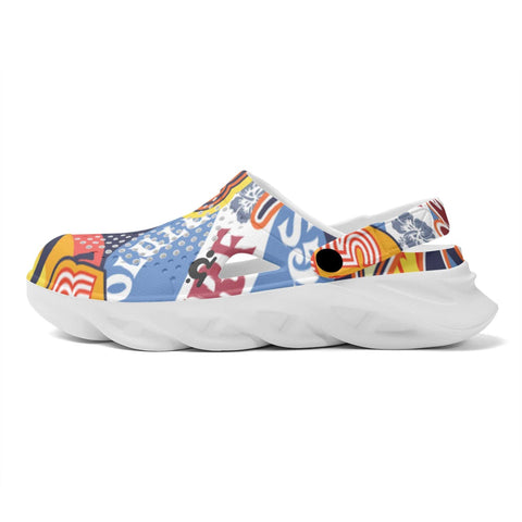 Mr.Shit Womens Clogs - Summer Pattern 1 Shoes & Footwear 41 $