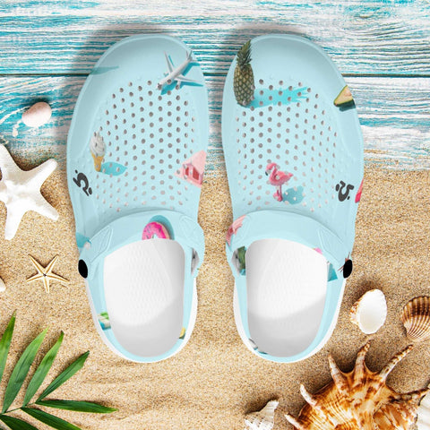 Mr.Shit Womens Clogs - Tropical Shoes & Footwear 41 $