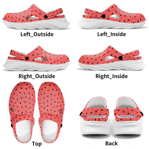 Mr.Shit Womens Clogs - Watermelon Shoes & Footwear 41 $