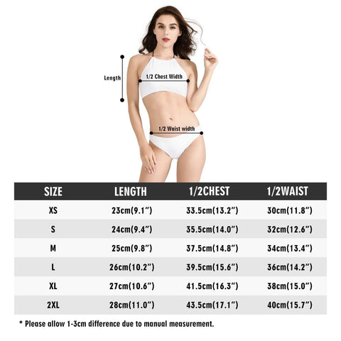 Mr.Shit Womens High Neck Bikinis Swimsuit Women's Swimwear 37 $