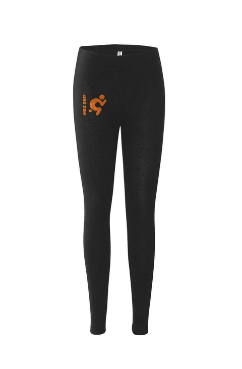Mr.Shit Womens Leggings - Orange Logo $ 52.95