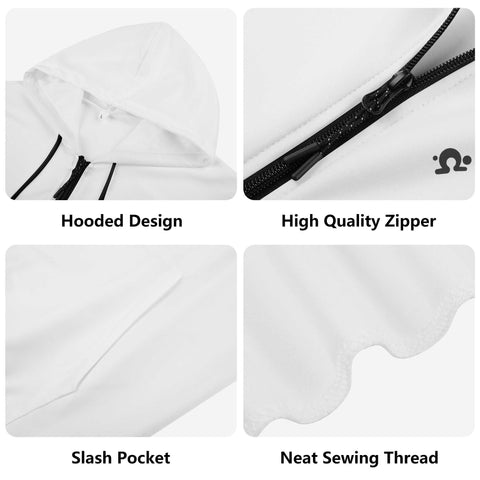 Mr.Shit Women's Lightweight Zipper Jumper Sweatshirt Hoodie - Logo on the lower Back Women's Hoodies 54 $