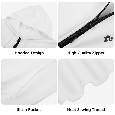 Mr.Shit Women's Lightweight Zipper Jumper Sweatshirt Hoodie - Logo on the lower Back Women's Hoodies 54 $