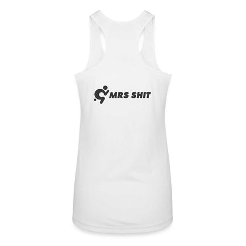 Mr.Shit Women’s Performance Racerback Tank Top Women's Tank Tops 55 $