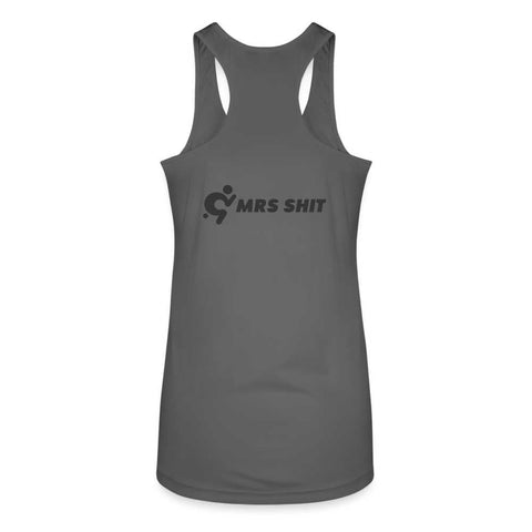 Mr.Shit Women’s Performance Racerback Tank Top Women's Tank Tops 55 $