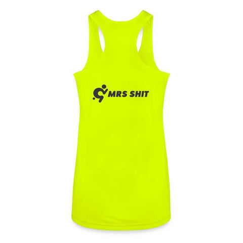 Mr.Shit Women’s Performance Racerback Tank Top Women's Tank Tops 55 $