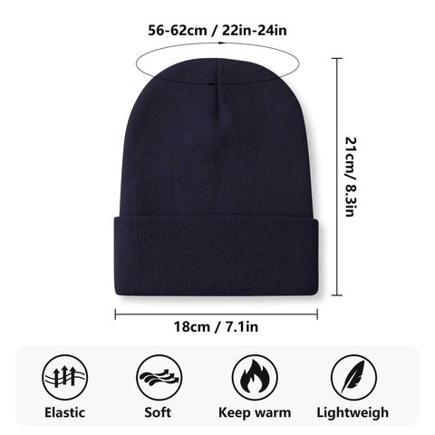 Mr.Shit Mr S Knit Beanies - Logo with Text on Front Best Selling Products 33 $