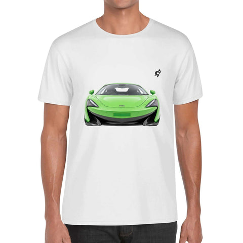 Mr.Shit Mens 100% Cotton - Super Car F/B Men's T-Shirts 32 $