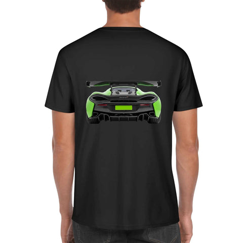 Mr.Shit Mens 100% Cotton - Super Car F/B Men's T-Shirts 32 $
