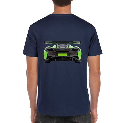 Mr.Shit Mens 100% Cotton - Super Car F/B Men's T-Shirts 32 $