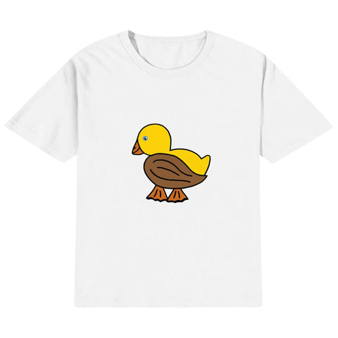 Mr.Shit Kids Cotton T-Shirt - Duck 22 $