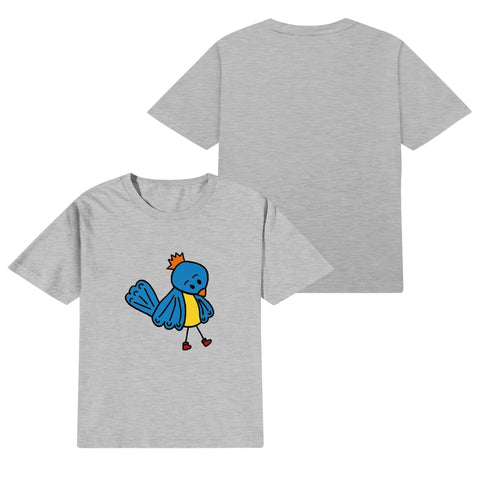 Mr.Shit Kids Cotton T-Shirt - Blue Bird Best Selling Products 22 $