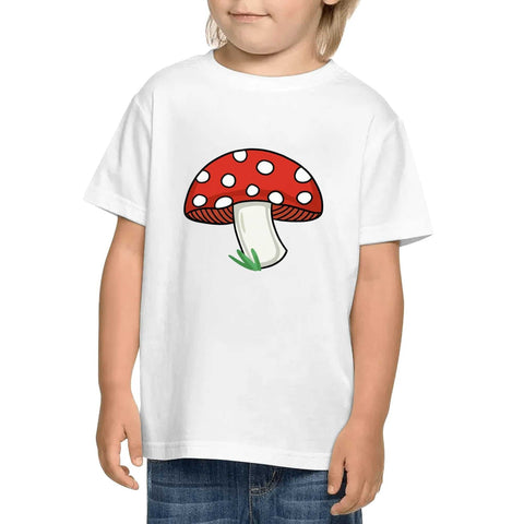 Mr.Shit Kids Cotton T-Shirt - Mushroom Best Selling Products 22 $