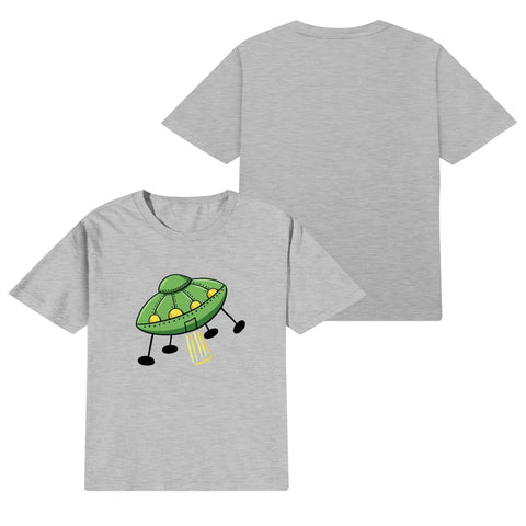 Mr.Shit Kids Cotton T-Shirt - Alien Ship Best Selling Products 22 $