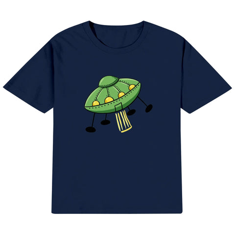 Mr.Shit Kids Cotton T-Shirt - Alien Ship Best Selling Products 22 $
