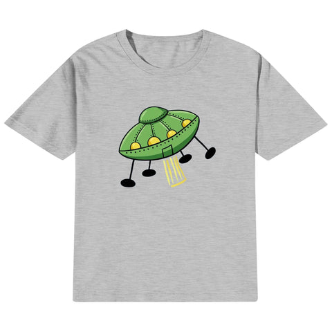 Mr.Shit Kids Cotton T-Shirt - Alien Ship Best Selling Products 22 $