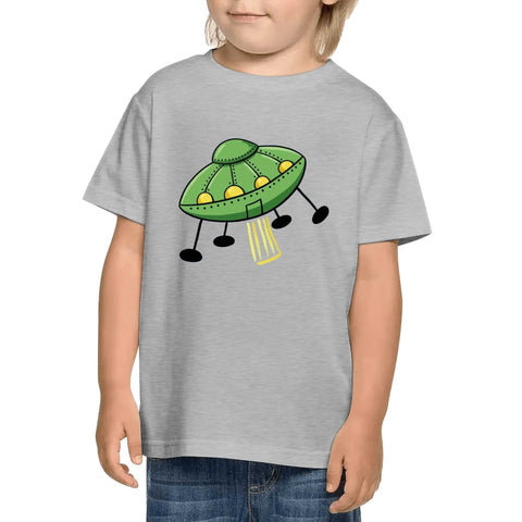 Kids Cotton T-Shirt - Alien Ship - Mr.Shit