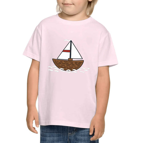 Kids Cotton T-Shirt - Boat - Mr.Shit