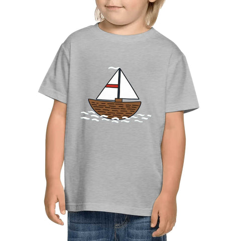 Kids Cotton T-Shirt - Boat - Mr.Shit