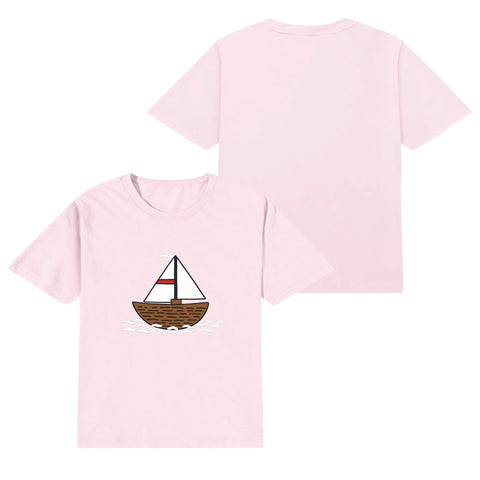Kids Cotton T-Shirt - Boat - Mr.Shit