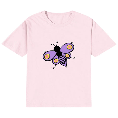 Kids Cotton T-Shirt - Butterfly - Mr.Shit
