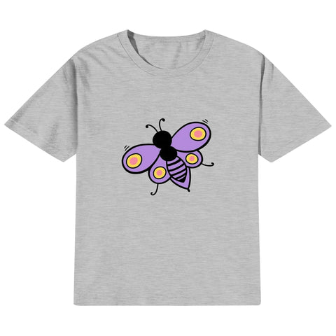 Kids Cotton T-Shirt - Butterfly - Mr.Shit