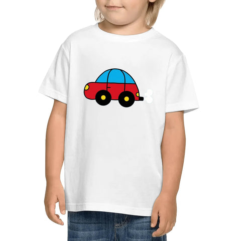 Kids Cotton T-Shirt - Car - Mr.Shit