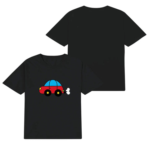 Kids Cotton T-Shirt - Car - Mr.Shit