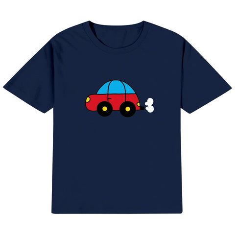 Kids Cotton T-Shirt - Car - Mr.Shit