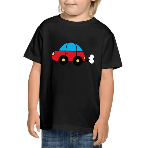 Kids Cotton T-Shirt - Car - Mr.Shit