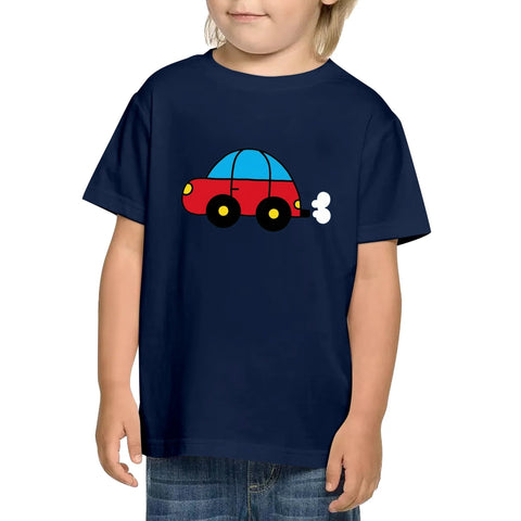 Kids Cotton T-Shirt - Car - Mr.Shit