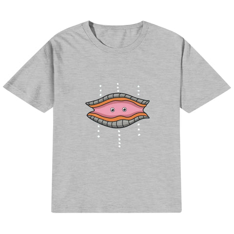 Kids Cotton T-Shirt - Clam - Mr.Shit