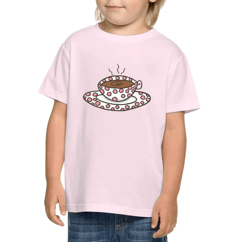 Kids Cotton T-Shirt - Coffee - Mr.Shit