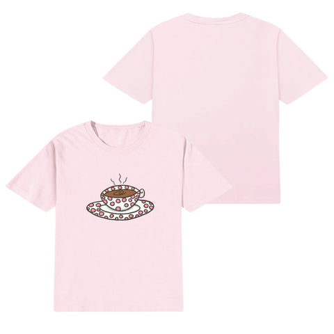 Kids Cotton T-Shirt - Coffee - Mr.Shit