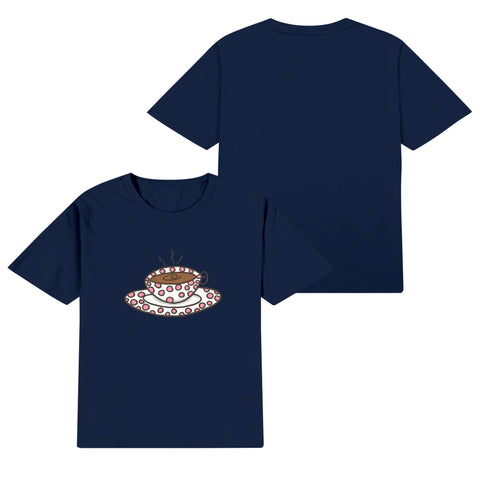 Kids Cotton T-Shirt - Coffee - Mr.Shit