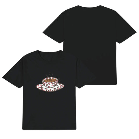 Kids Cotton T-Shirt - Coffee - Mr.Shit