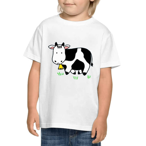 Kids Cotton T-Shirt - Cow - Mr.Shit