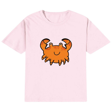 Kids Cotton T-Shirt - Crab - Mr.Shit